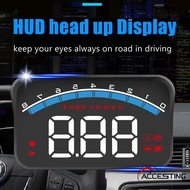 M6S HD HUD đầu ô tô lên hiển thị OBD2 với nhiệt độ nước và hiển thị điện áp lái xe mệt mỏi và tăng t