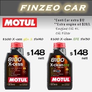 Motul 8100 5W30/40 Fully Synthetic Servicing Package Carros Centre