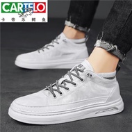 Get 6% coupon+gift】Cartelo Crocodile（CARTELO）Men's Shoes Autumn Breathable Thin Canvas Shoes Versati