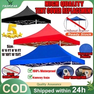 【TC】Malaysia Spot kain canopy 10x10 Kanopi Pasar Malam Kain Kanopi 8x8 Kain Kanopi 6x6 Kanopi Hitam 
