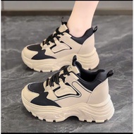 QC Black Leather Branded Shoes for Men and Women 7 Inches Fashion Design Soft Rubber Material Soft R