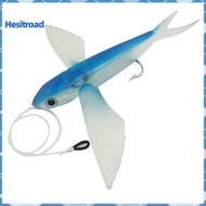 [Meanwha] Seawater Boat Fishing Bait Big Wings Flying Fish Tuna Baits Soft Lure Tackle