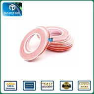MERAH Red DOUBLE TAPE 0.2CM 0.3CM 0.5CM RED STICKER