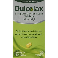 Dulcolax tab 20's (Bisacodyl 5mg)