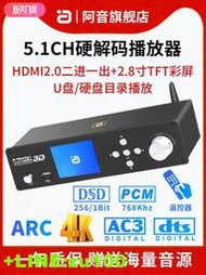 HIFI級DTSHD全景聲5.1CH音頻DAC解碼器播放U盤藍牙接收器OTG