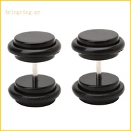 ARIN 2pcs 18G 1 2mm Ear Studs 00G 10mm Acrylic Fake Ear Plug Taper Stretcher