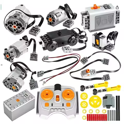 LEGO MOC Bricks Toys M L XL Servo Motor High-Tech Electric Parts Set PF Modification 8883 88803 Buil