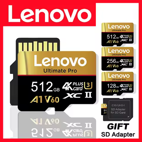 Original Lenovo Micro 16GB 512GB 256GB 128GB 32GB 64GB 16GB Large Capacity 100MB/s UHS-I Class10 for