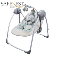 Automatic Baby Electric Swing Rocking Chair | 5-Speed & 9 Melodies Soothing Bouncer for Newborns 0-1