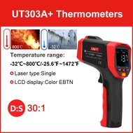 UNI-T เครื่องวัดอุณหภูมิแบบดิจิตอล UT301A+ UT301C+ UT302C+ UT303C+ เครื่องวัดอุณหภูมิแบบไม่สัมผัส UT