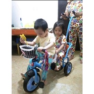 twin bike for baby ride on car 3 wheel bike for kids stroller bike with push bar Bicycle for boys