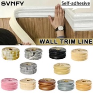 SVNFY Wall Skirting Border,  Waterproof Wall Stickers,  Self Adhesive Door Frame Decoration Line Ski