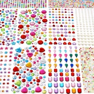 2774pcs Gem Stickers Jewels for Crafts - Self Adhesive Rhinestone Jewel Stickers, Acrylic Bling Hear
