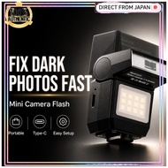 Ulanzi F12 Mini Camera Flash Speedlite – USB-C Rechargeable Compact On-Camera Hot Shoe Flash