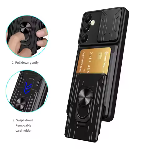 Card slot Camera protect case for Galaxy A25 A05 A34 A54 A04 M53 M33 A23 A13 A53 A73 A52 A72 A32 M52