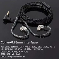 Jcally Jc08S With Mic Upgrade Cable For Kz Edx Kz Zst X Kz Zsn Pro X