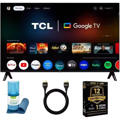 40Q3KKIT1 40 inch Q3K Series 1080P HD QLED Smart TV Bundle HDR10, TV, Bluetooth Audio, Bezel-Le