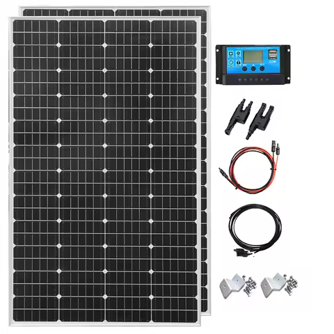 19.8V 200W Glass Rigid Solar Panel China 26.4V 200W 400W Monocrystalline Waterproof Solar Panels Cha