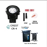 Crest CR 4 CR4 CR-4 Dive watch Dive Computer with GoPro 30L Dry Bag Backpack