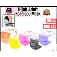 headloop mask hijab face mask head loop face mask READY STOCK hijab mask headloop