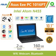 Asus Eee PC 1016PT 10.1''' Mini Intel(R) Atom(TM) CPU N455 @1.66GHz,  Turbo@1.7GHz - 2GB RAM - 160GB HDD (Refurbished