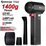 TF64 Handheld Cordless Turbo Blower Rechargeable Car Dryer 4 Speed Adjustable Mini Portable Dust Lea