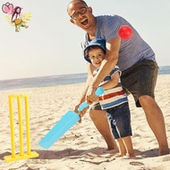 Children Cricket Set, Bat and Ball Beach Wicket Stand Children Cricket Gift Sports Interactive Board