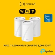 【TP-Link Deco BE65 / BE25】WiFi 7 Whole Home Mesh System | 1 / 2 / 3 Pack | Original Malaysia Warrant