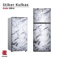 MR-6 Marble Pattern 1-Door and 2-Door Refrigerator Stickers
