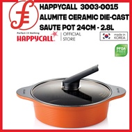 HAPPYCALL 3003-0015 24CM - 2.8L ALUMITE CERAMIC DIE-CAST SAUTE POT