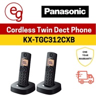 Panasonic KX-TGC312CXB Cordless Twin DECT phone | 1-year Local Warranty