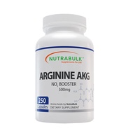 Premium Arginine AKG 500mg Capsules - 250 Capsules