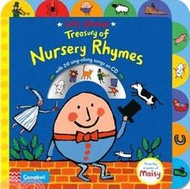 ＊小貝比的家＊LUCY COUSINS TREASURY OF NURSERY RHYMES /硬頁書+CD/3~6歲