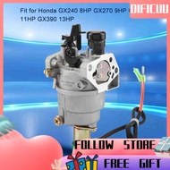 Dificuu Metal Carburetor For GX240 GX270 GX340 GX390 Replacement Part