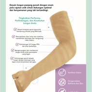 Armsleeve aulora beige. manset aulora. sarung tangan aulora. armsleeve aulora size M. L. XL