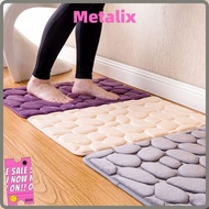 METALIX 40*60cm Bath Mat Feet Pad Pebbles Floor Bathtub Doormat