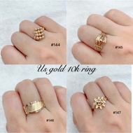 Us gold 10k ring with box