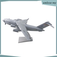 [AmlesoMY] Metal Large Aircraft Plane Model Transport Airplane Plane Model Scale 1/200