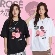ROSÉ & Bruno Mars T-Shirt New Song: Apt.cotton Fabric 1 Can Be Worn Both Men Comfortable To Wear R&B