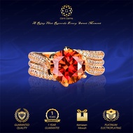 GlintGems-Special Live 3ct Rosegold Ring korean jewelry Women's couple Engagement WeddingRing