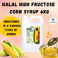 Halal Corn Syrup 6kg High Fructose Syrup Fructose Corn Syrup Sirup Jagung Sugar Syrup For Beverages/