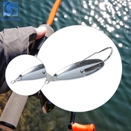 [Gazechimp] Metal Spoon Lure Hard Body Flutter Hook for Lure Fishing Freshwater Saltwater Bass Pike