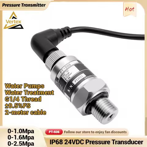0.5%FS Pressure Transducer 0-1/1.6/2.5Mpa IP68 PT506 Pressure Transmitter Variable Frequency Water P
