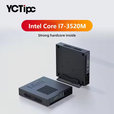 YCTipc MiniPC Intel Core i7 i5 i3 Dual Band WiFi5 BT4.2 8GB 512GB Desktop Gaming Computer Mini Pc 2-