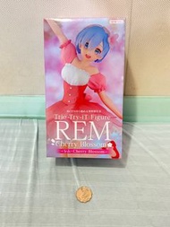 全新 FuRyu 景品  Re: 從零開始的異世界生活 雷姆 Trio-Try-iT Figure Cherry Blossom Version