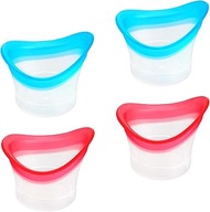 4pcs Eye Wash Cup Eye Wash Bath Kit Silicone Eye Cleaning Cup for Eye Rinse Portable Eye Care Tool R