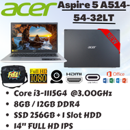 NEW Acer Aspire 5 A514-54-32LT - Core i3 gen11 - Ram 8GB/12GB -SSD 256GB