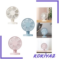 [Kokiya2] Small USB Desktop Fan Cooling Fan Electric Table Fan Compact with 2 3inch Tall Personal Fan for Bedrooms Multipurpose