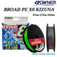 OWNER BOARD PE KIZUNA X8 BRAIDED LINE