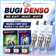 Set of 4 Genuine Denso Spark Plugs for Mazda 3 1.6L Mazda 2 Before 2014 Code K16TT PK16TT IK16TT Str